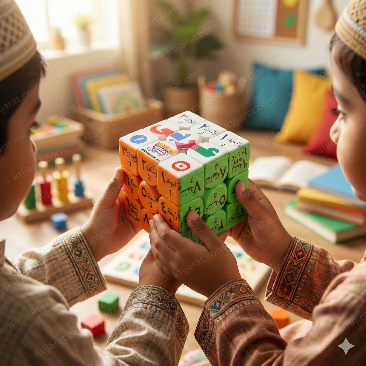 Islamic Speed Rubiks Cube "Arabic Numbers "