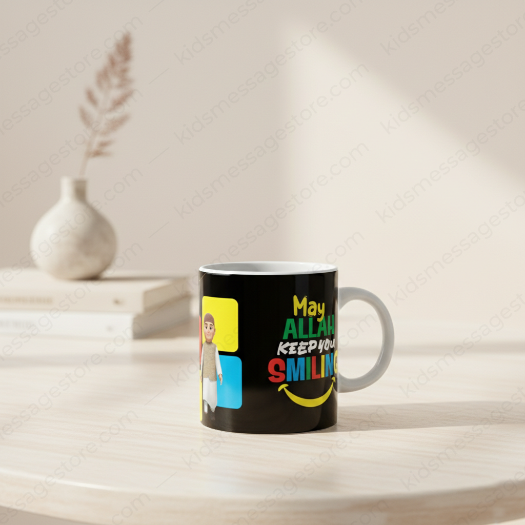 Islamic Cartoon Mug for Kids | Daily Use & Gift Purpose
