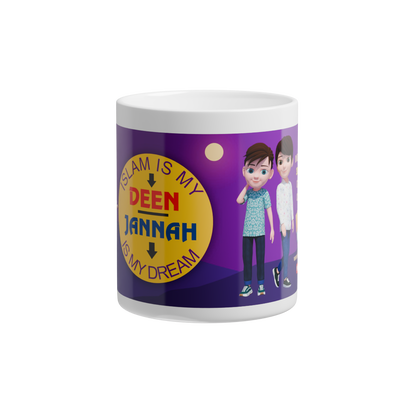 Tea/Coffee Cup/Mug with Printed "Islam is My Deen"
