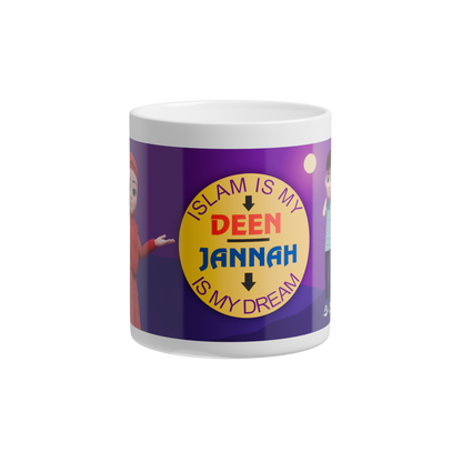Tea/Coffee Cup/Mug with Printed "Islam is My Deen"