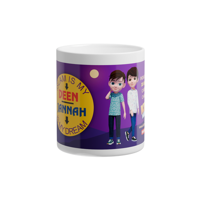 Tea/Coffee Cup/Mug with Printed "Islam is My Deen"