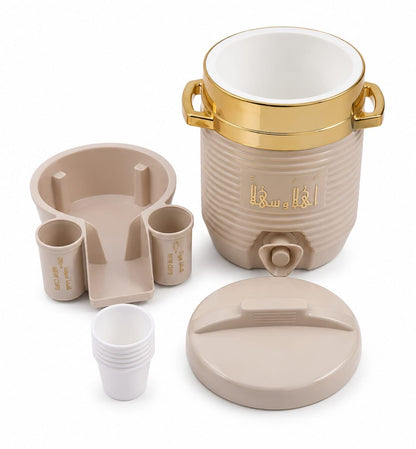 Zamzam Water Dispenser 600ml with 6 Cups