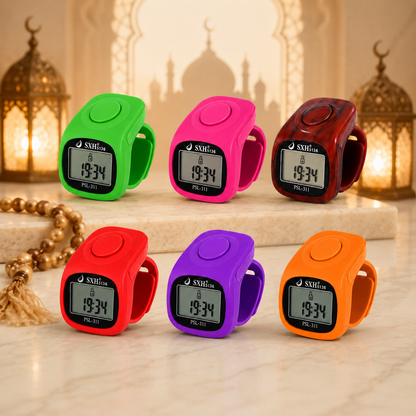 Today And Co Smart Tasbih Zikr Ring Sejadah Tally Counter Prayer Bead Ring Finger Digital Tally Counter