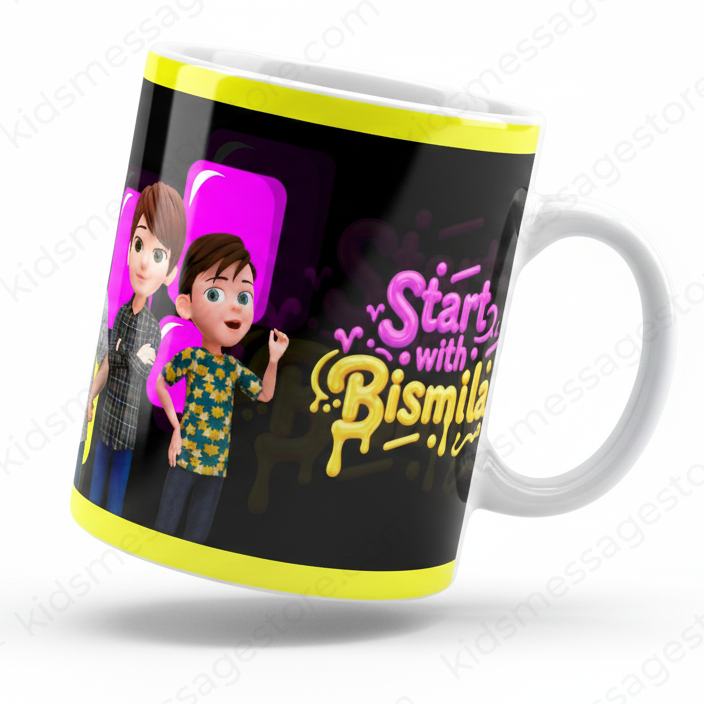 Start With Bismillah – Kids Islamic Mug (300ml)