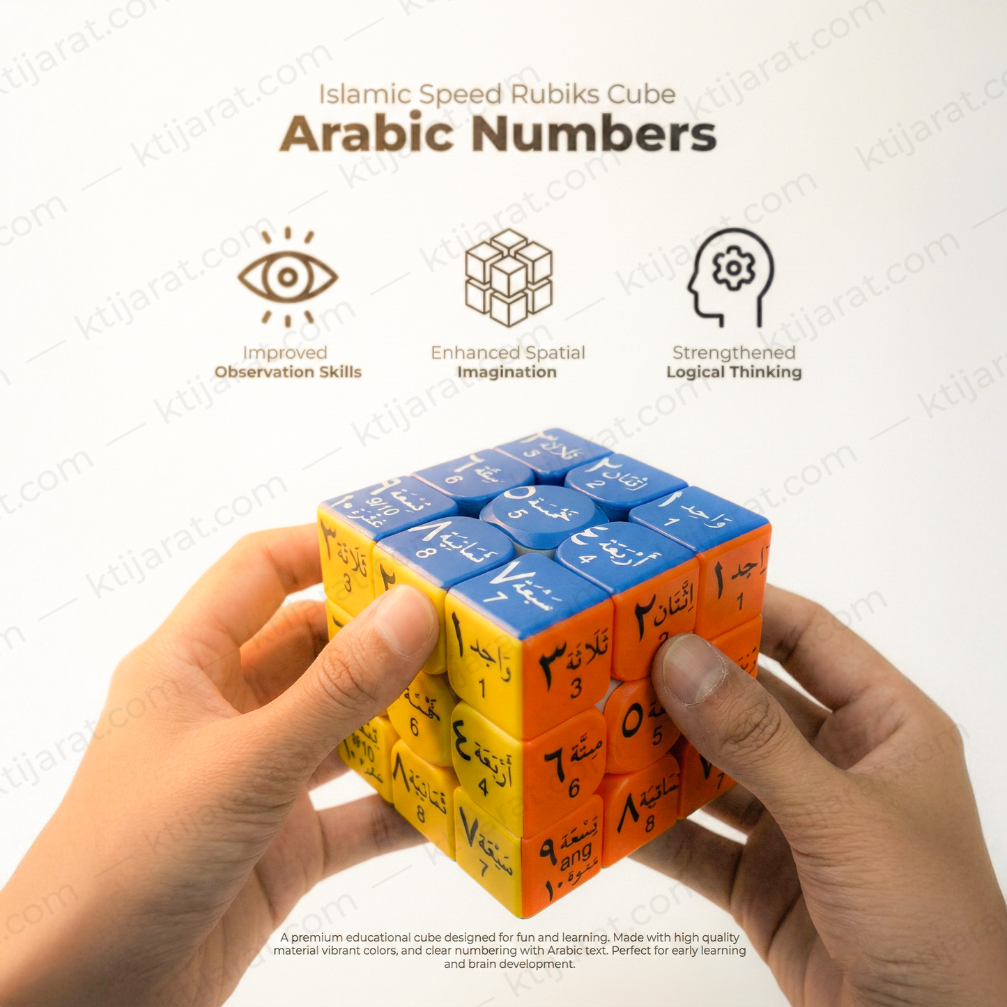 Islamic Speed Rubiks Cube "Arabic Numbers "