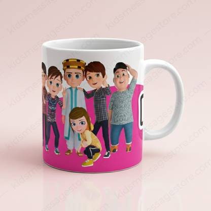 I Love Islam Kids Message Mug | Premium Ceramic Islamic Cartoon Mug | 300ml Coffee & Tea Cup | Gift for Muslim Kids & Family