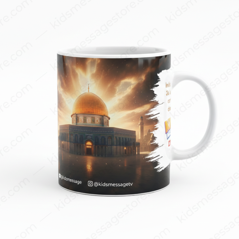 Falasteen Ye Haq Hai Amnn Ceramic Mug – Islamic Palestine Coffee Cup