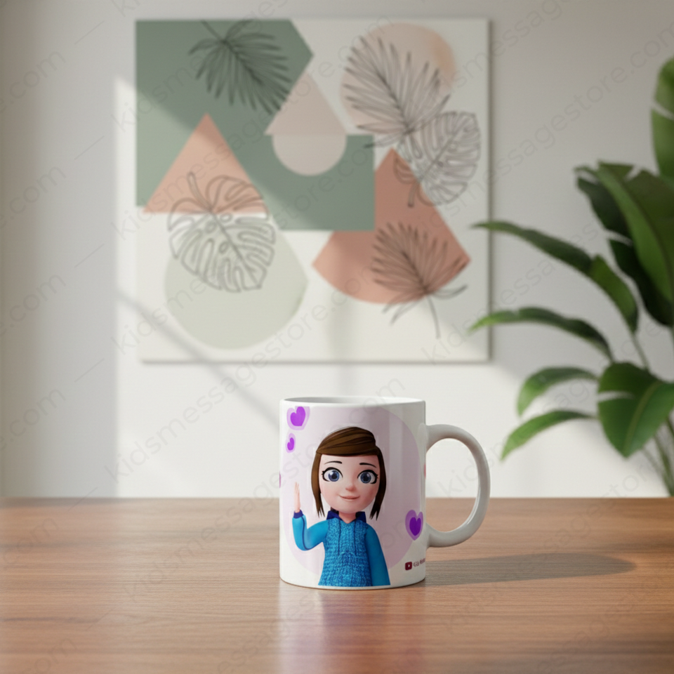 Bismillah Kids Ceramic Mug 300ml – Islamic Gift