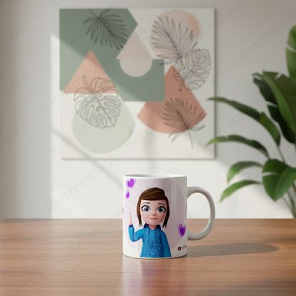 Bismillah Kids Ceramic Mug 300ml – Islamic Gift