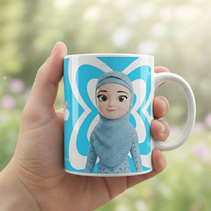 Dua Changes Everything Kids Islamic Mug – 300ml Ceramic Coffee Cup
