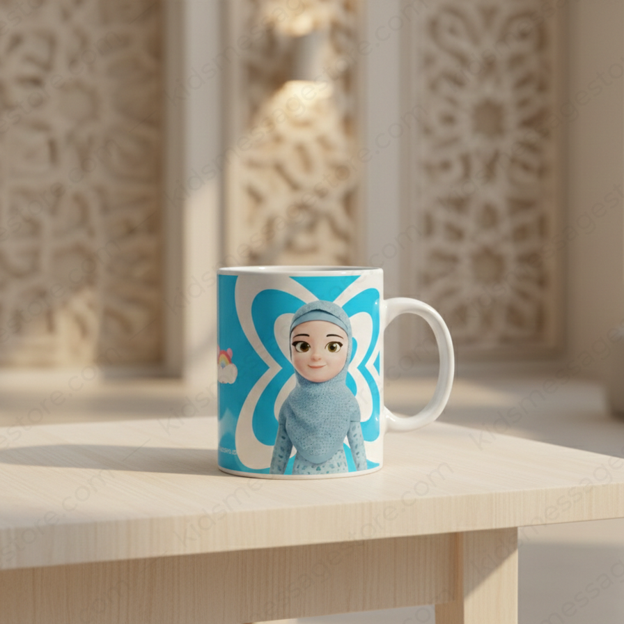 Dua Changes Everything Kids Islamic Mug – 300ml Ceramic Coffee Cup