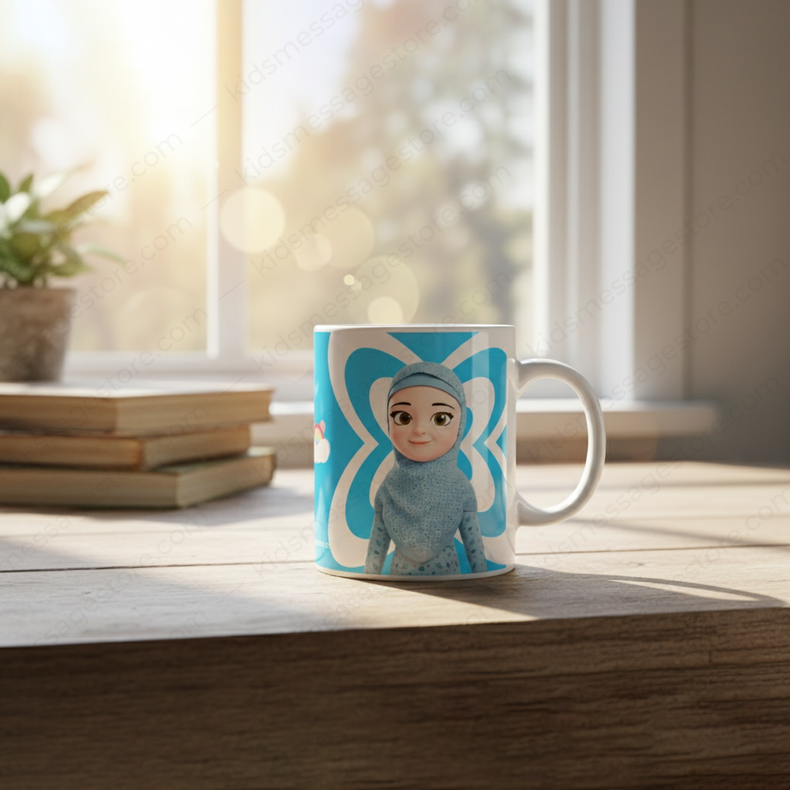 Dua Changes Everything Kids Islamic Mug – 300ml Ceramic Coffee Cup