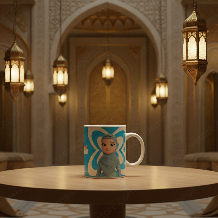 Dua Changes Everything Kids Islamic Mug – 300ml Ceramic Coffee Cup