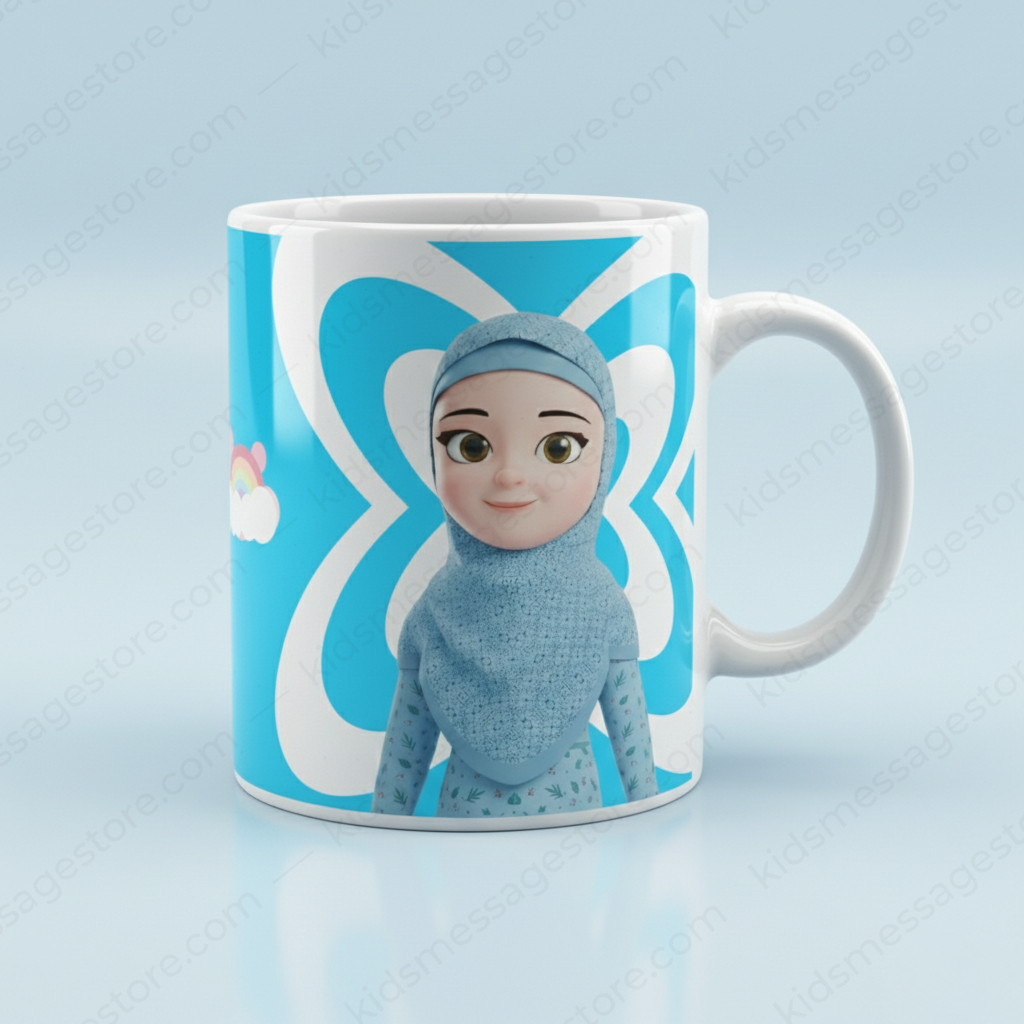 Dua Changes Everything Kids Islamic Mug – 300ml Ceramic Coffee Cup