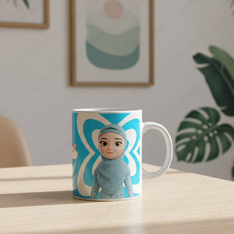 Dua Changes Everything Kids Islamic Mug – 300ml Ceramic Coffee Cup
