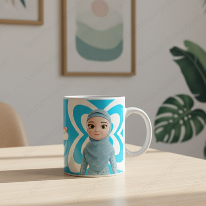 Dua Changes Everything Kids Islamic Mug – 300ml Ceramic Coffee Cup