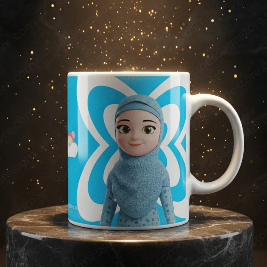 Dua Changes Everything Kids Islamic Mug – 300ml Ceramic Coffee Cup
