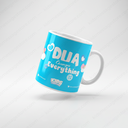 Dua Changes Everything Kids Islamic Mug – 300ml Ceramic Coffee Cup