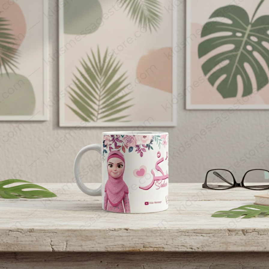 Sabar Shukar Kids Islamic Mug – 300ml Premium Ceramic Cup