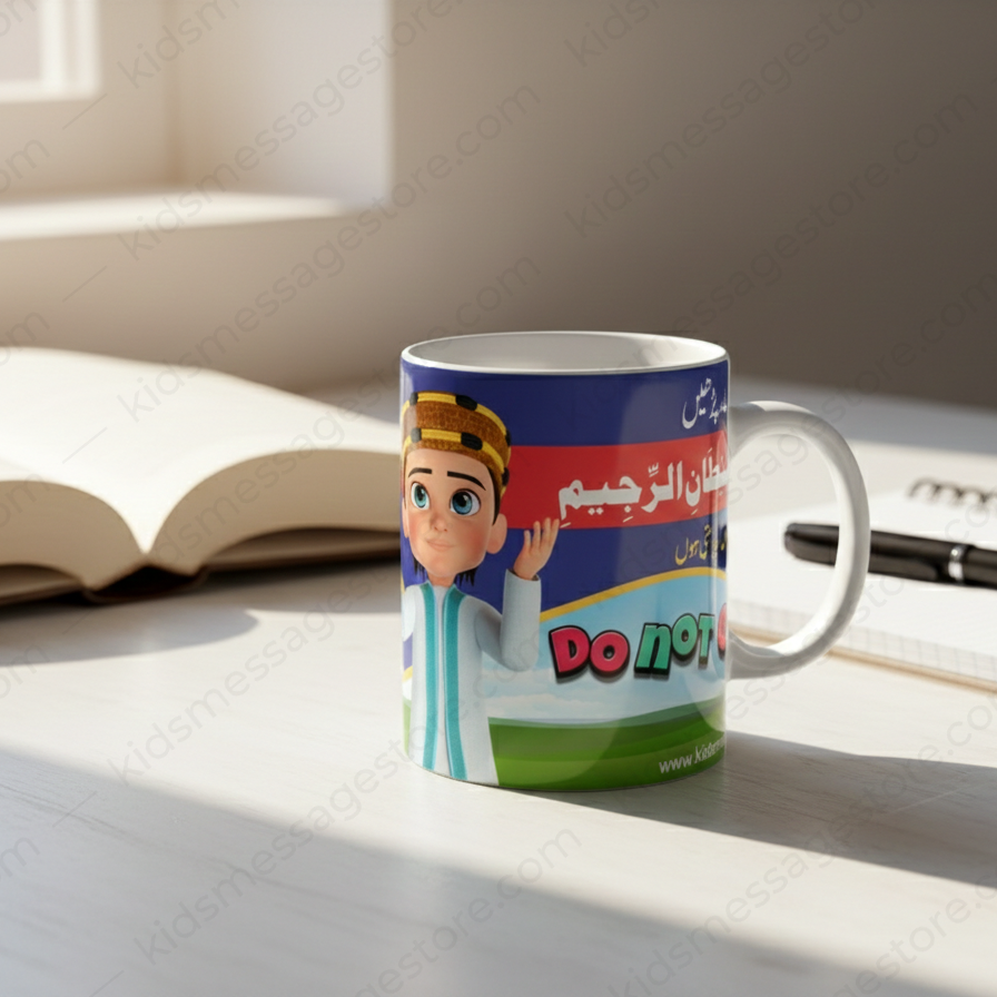 Tea/offee Cup with printed "Do Not Angrey" DUA