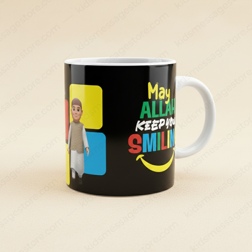 Islamic Cartoon Mug for Kids | Daily Use & Gift Purpose