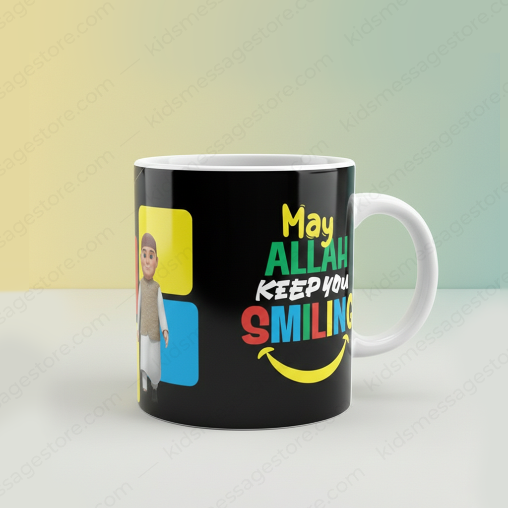 Islamic Cartoon Mug for Kids | Daily Use & Gift Purpose