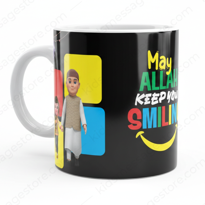 Islamic Cartoon Mug for Kids | Daily Use & Gift Purpose