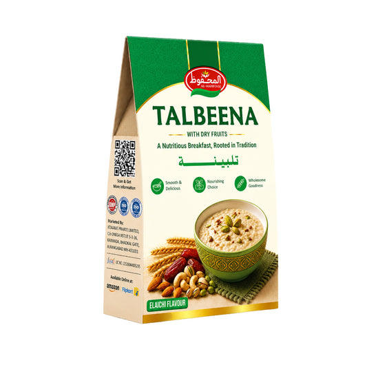 Al-Mahfooz Talbeena with Dry Fruits – Elaichi Flavour
