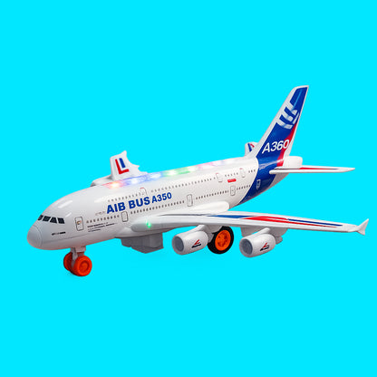Labbaik Airplane Toy for Kids – Light & Music Flying Aircraft Toy