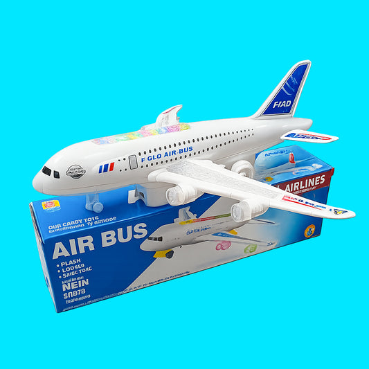 Labbaik Airplane Toy for Kids – Light & Music Flying Aircraft Toy