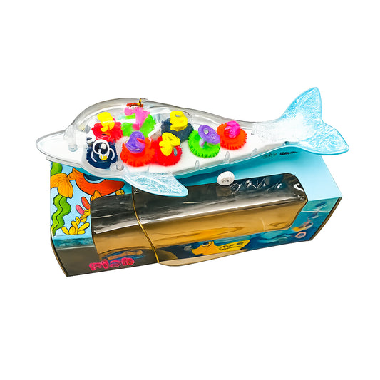 Labbaik Islamic Learning Fish Toy for Kids – Light & Music Educational Toy