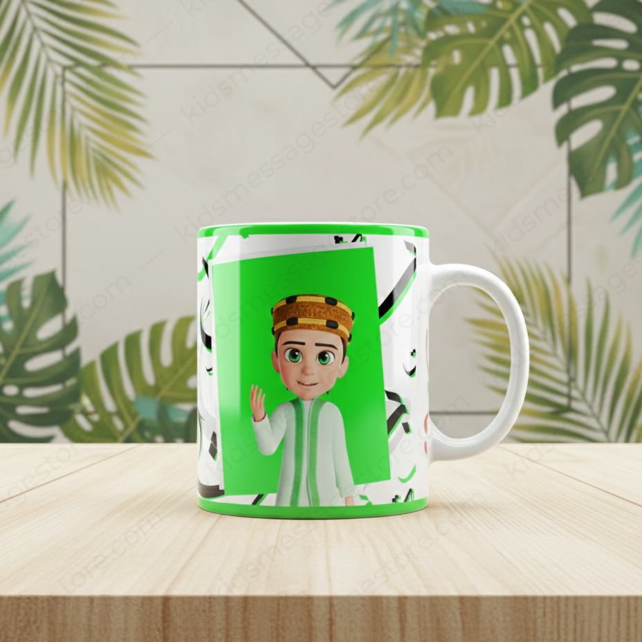 Smile It’s Sunnah Islamic Green Ceramic Mug 300ml
