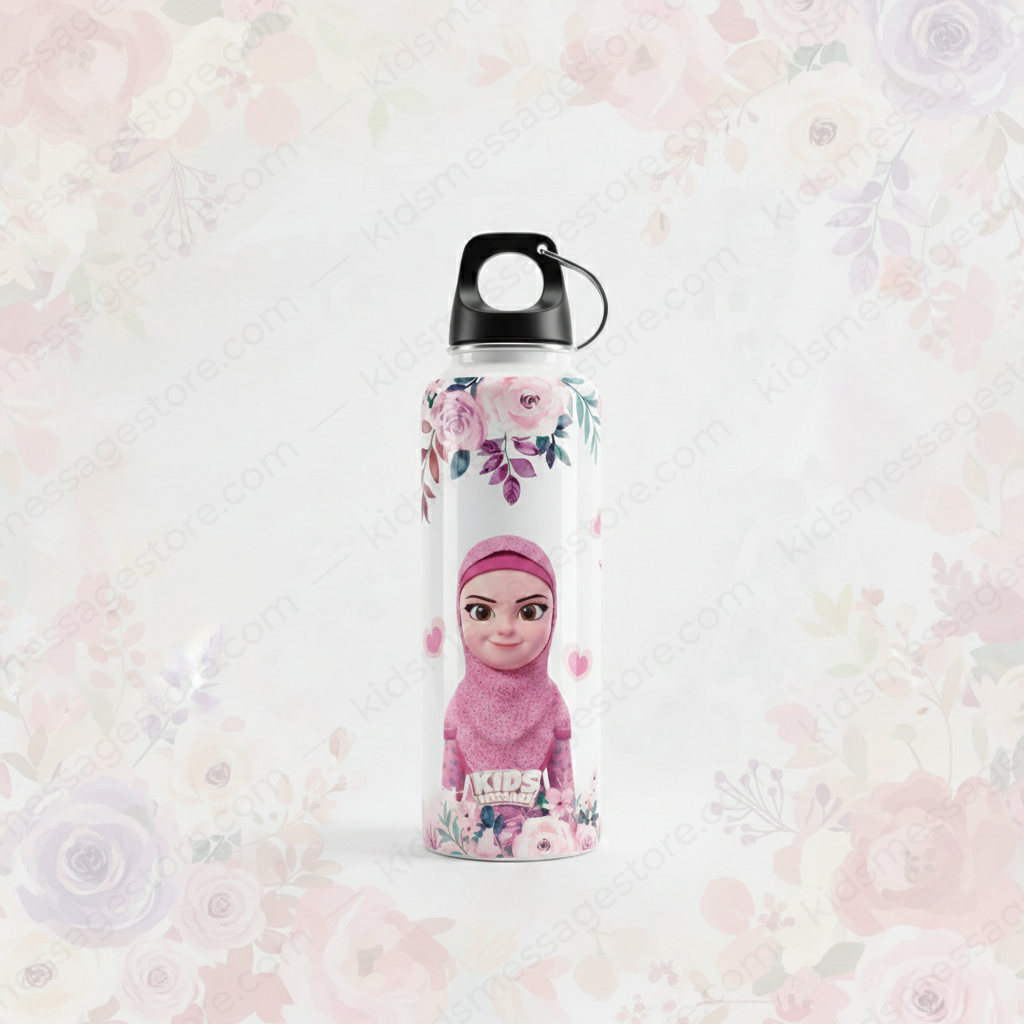Islamic Kids Water Bottle 750ml – Sabr Shukar Design