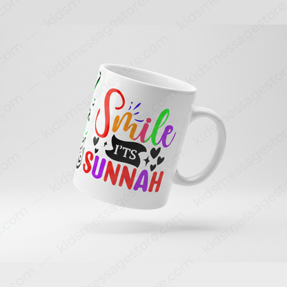 Smile It’s Sunnah Islamic Green Ceramic Mug 300ml

