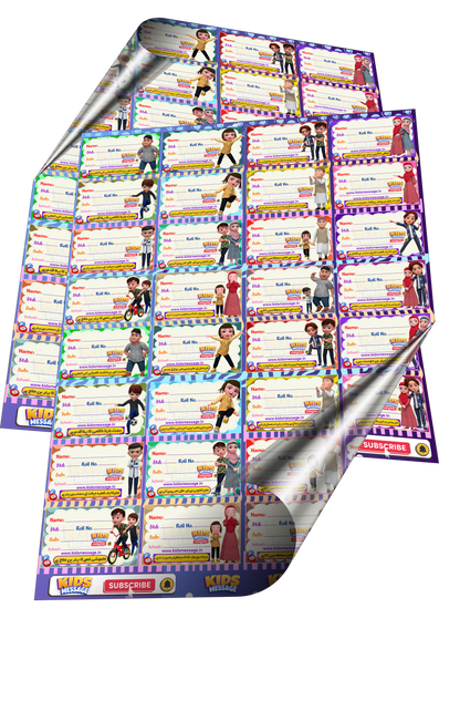 Kid’s School Note Book Labels With islamic thought