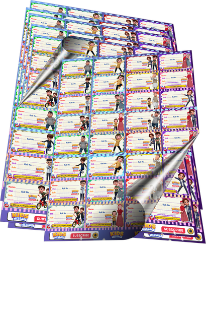 Kid’s School Note Book Labels With islamic thought