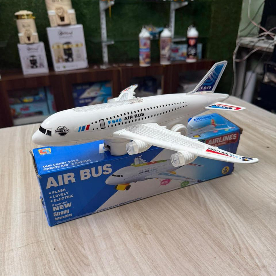 Labbaik Airplane Toy for Kids – Light & Music Flying Aircraft Toy