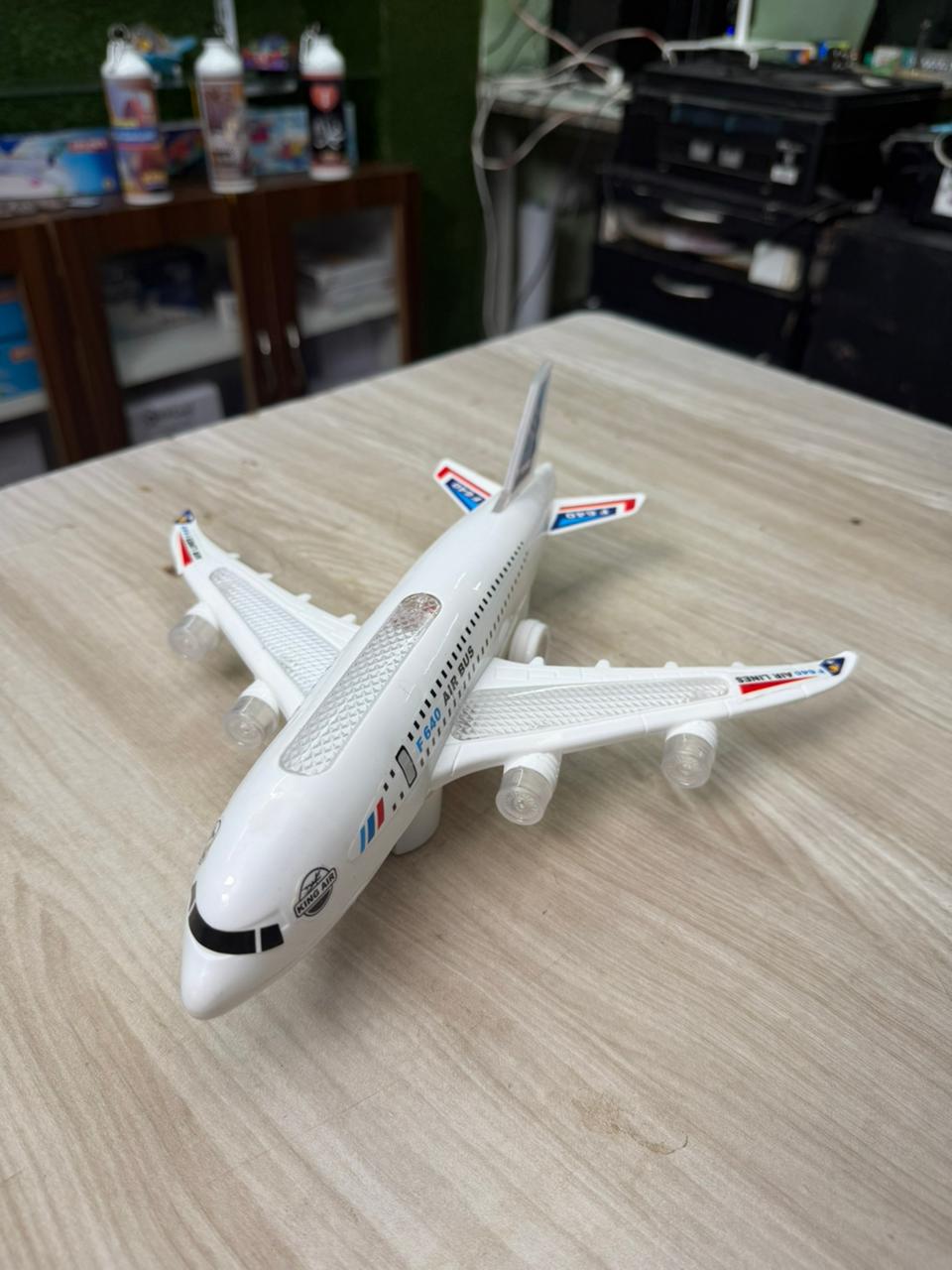 Labbaik Airplane Toy for Kids – Light & Music Flying Aircraft Toy