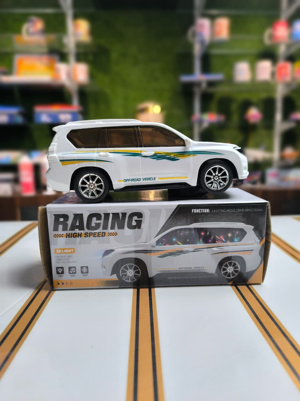 Labbaik Racing Car for Kids Sound & Light Toys