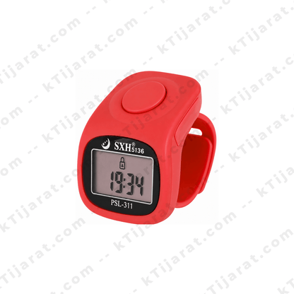 KTijarat Digital Tasbeeh Counter Ring with LED Display | Electronic Finger Tally Counter for Zikr, Tasbih & Prayer
