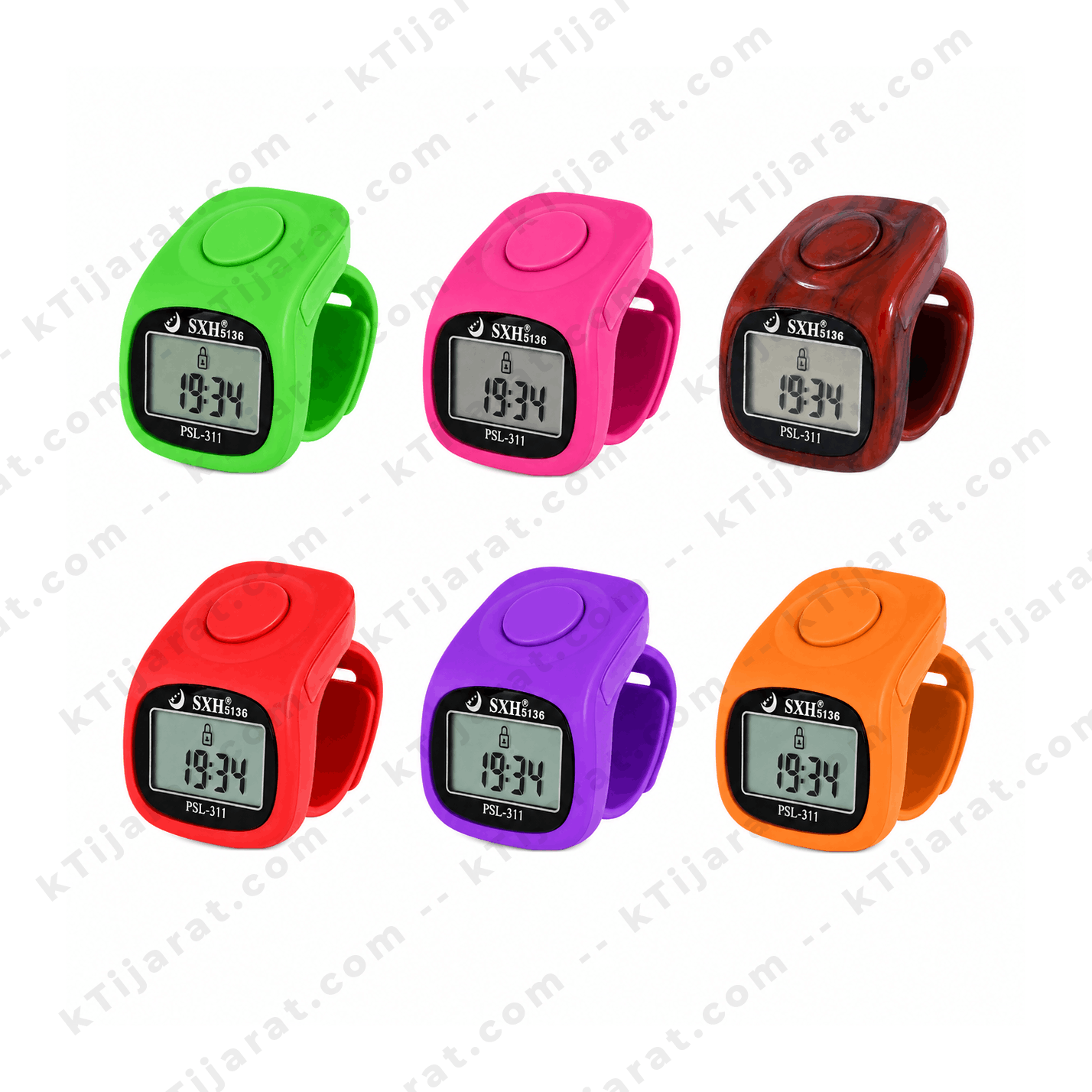 KTijarat Digital Tasbeeh Counter Ring with LED Display | Electronic Finger Tally Counter for Zikr, Tasbih & Prayer