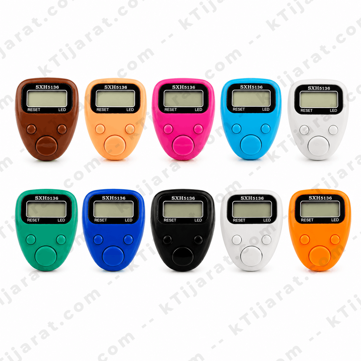 Ktijarat Digital Finger Tasbih Counter Ring | Electronic Zikr Counter with LED Display | Finger Prayer Counter for Dhikr & Tasbeeh