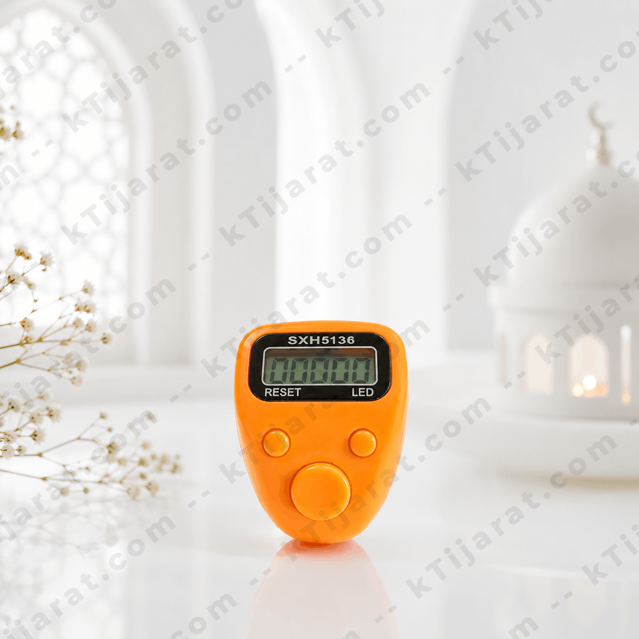 Ktijarat Digital Finger Tasbih Counter Ring | Electronic LED Zikr Counter | Portable Prayer Clicker for Dhikr & Tasbeeh