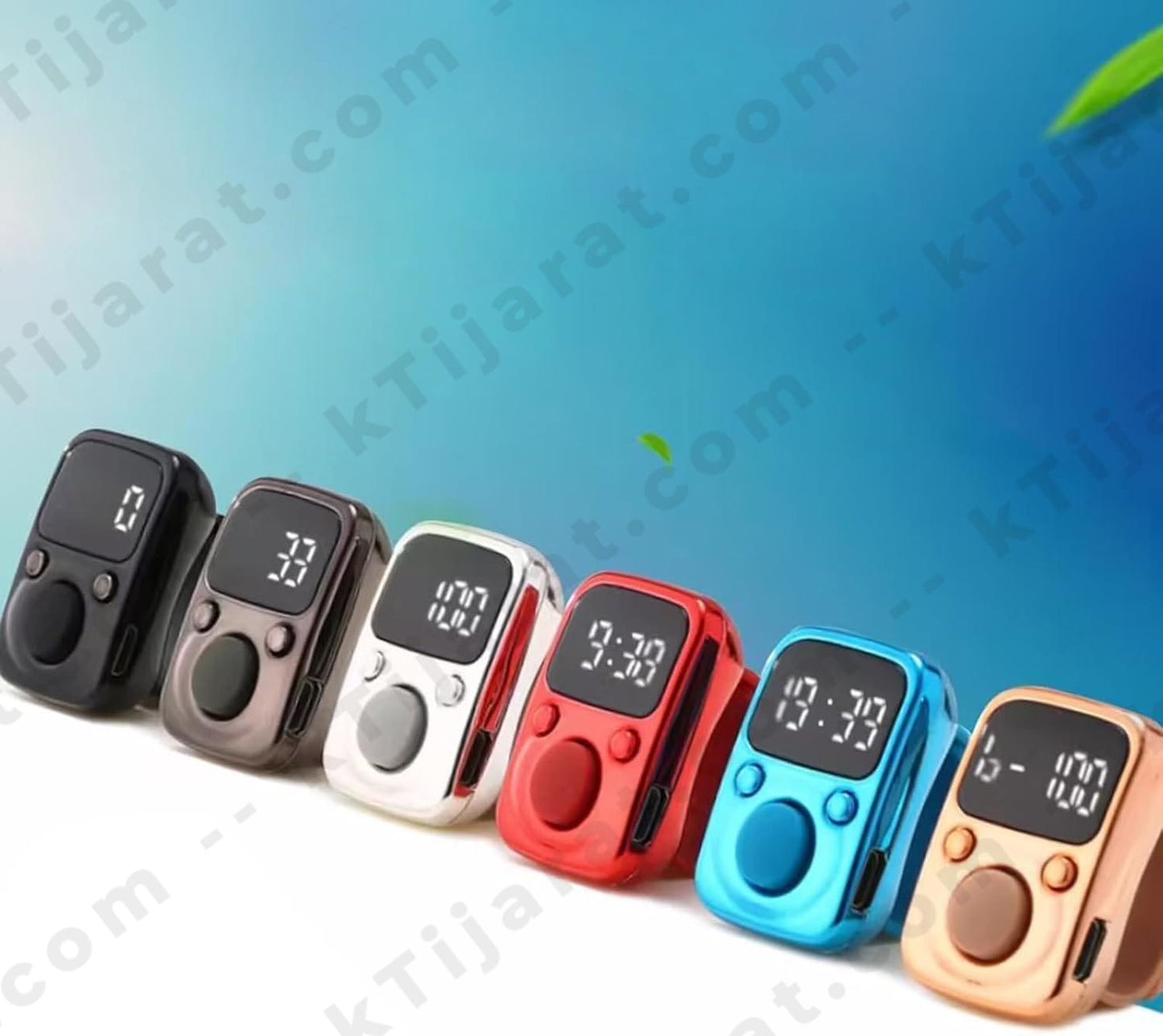 KTijarat Smart Digital Tasbeeh Zikr Ring Counter with OLED Display | Electronic Finger Prayer Counter for Tasbih, Salah & Hajj