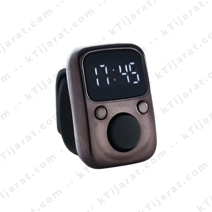 KTijarat Smart Digital Tasbeeh Zikr Ring Counter with OLED Display | Electronic Finger Prayer Counter for Tasbih, Salah & Hajj