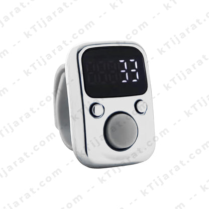 KTijarat Smart Digital Tasbeeh Zikr Ring Counter with OLED Display | Electronic Finger Prayer Counter for Tasbih, Salah & Hajj