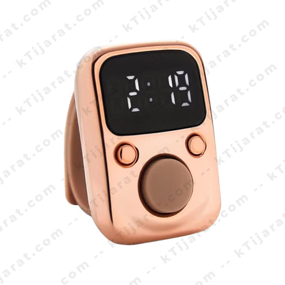 KTijarat Smart Digital Tasbeeh Zikr Ring Counter with OLED Display | Electronic Finger Prayer Counter for Tasbih, Salah & Hajj