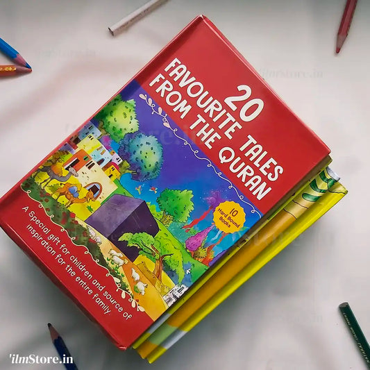 Front Cover Image of 20 Favourite Tales from the Quran Gift Boxpublished by ilmStore and available in India