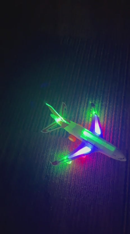 Labbaik Airplane Toy for Kids – Light & Music Flying Aircraft Toy