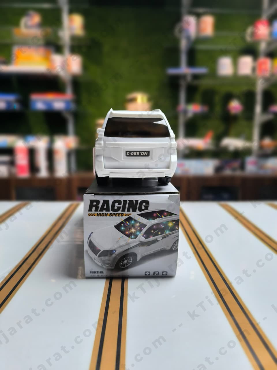 Labbaik Racing Car Toy with LED Lights & Sound | High Speed Die-Cast Toy Car for Kids